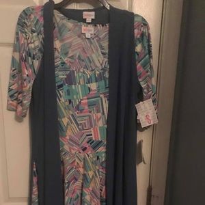 LulaRoe Joy vest size small NWT